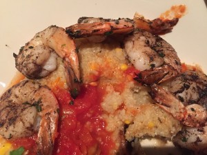 Shrimp, Forebay Restaurant, Hershey Lodge